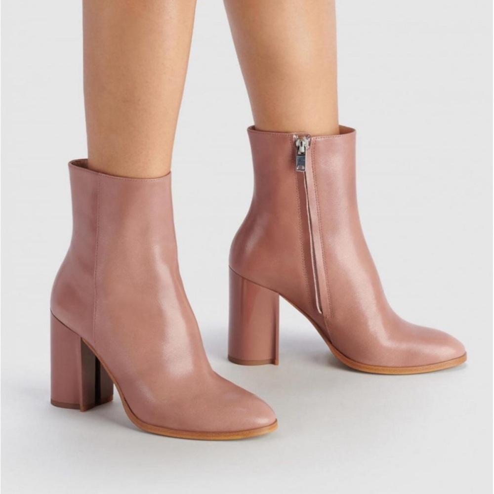Coach Leather Brielle Bootie Dusty Rose - 8.5 - BNIB